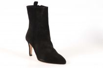 Bottines Femme Aliwell Bom Velours Noir