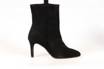 Bottines Femme Aliwell Bom Velours Noir