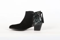 Bottines Femme BAXXO 20025 Ante/ Croco Patent Noir