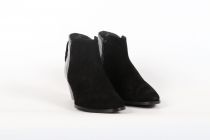 Bottines Femme BAXXO 20025 Ante/ Croco Patent Noir