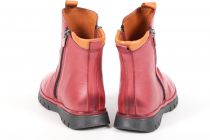 Bottines femme Coco Et Abricot Menars Cuir Bordeaux