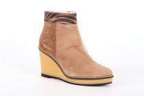 Bottines femme compensée Gadea 41717-RI Velours taupe