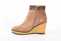 Bottines femme compensée Gadea 41717-RI Velours taupe