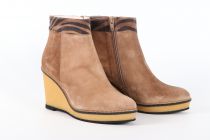 Bottines femme compensée Gadea 41717-RI Velours taupe