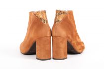 Bottines femme Cor 6208 Velours Camel