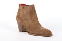 Bottines femme élastiquées Nimal N219071 Taupe (Tek)