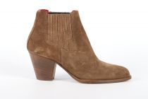 Bottines femme élastiquées Nimal N219071 Taupe (Tek)