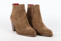 Bottines femme élastiquées Nimal N219071 Taupe (Tek)