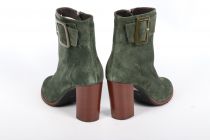 Bottines femme Elisa Lanci Camoscio-calf Militar Kaki