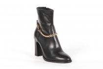 Bottines femme Elisa Lanci LZ-M87-TCFP Cuir Noir