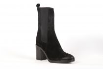 Bottines Femme Emanuele Crasto 7700 Velour Nero