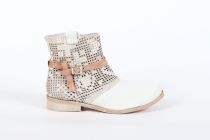 Bottines Femme Felmini C951 Pacific + Vaqueta White + Couro