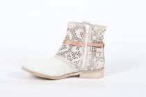 Bottines Femme Felmini C951 Pacific + Vaqueta White + Couro