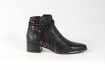 Bottines Femme Fugitive Banks Veau Noir