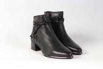 Bottines Femme Fugitive Banks Veau Noir