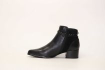 Bottines Femme Fugitive Banks Veau Noir