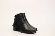 Bottines Femme Fugitive Banks Veau Noir