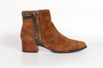 Bottines Femme Fugitive Bazil Cognac