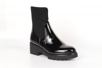 Bottines Femme Fugitive Boa Vernis Noir