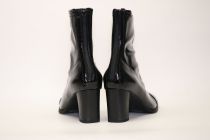 Bottines Femme Fugitive Damas Vernis Noir