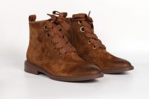 Bottines Femme Fugitive Feutre Cognac