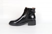 Bottines Femme Fugitive Ficel Vernis Noir