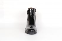 Bottines Femme Fugitive Ficel Vernis Noir