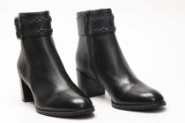 Bottines Femme Fugitive Girofle Veau Noir