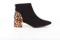 Bottines femme Gadea 41711-INO Noir Talon Léopard