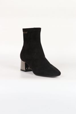 Bottines Femme Les Trop�ziennes Daniela Velours Noir