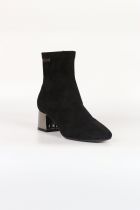 Bottines Femme Les Tropéziennes Daniela Velours Noir