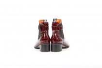 Bottines femme Mam\'zelle Lopez Vernis Bordo