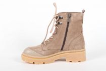 Bottines Femme Mamz\'elle Gatine Velours Taupe