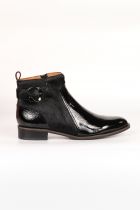 Bottines Femme Mamzelle Sorma Patent Noir / Pony Noir