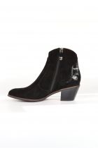 Bottines femme Mamzelle Tatou Velours Noir / Cloud Noir