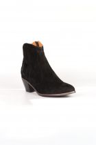 Bottines femme Mamzelle Tatou Velours Noir / Cloud Noir