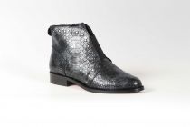 Bottines Femme Maroli 7553 Croco Noir Argent