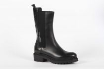 Bottines Femme Metisse MA42S Vitello Nero Elastico Nero