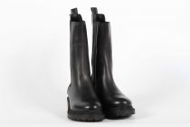 Bottines Femme Metisse MA42S Vitello Nero Elastico Nero