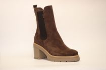 Bottines Femme NeroGiardini 1309163D Velours Castagno