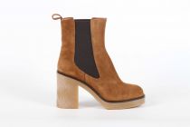 Bottines Femme Paoyama Andrea Camoscio Bruciato