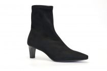 Bottines Femme Qootum 14050 Licra Cam Noir