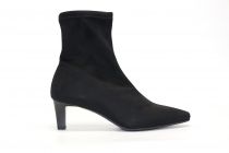 Bottines Femme Qootum 14050 Licra Cam Noir