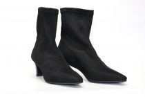 Bottines Femme Qootum 14050 Licra Cam Noir