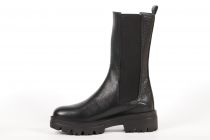 Bottines Femme Reqin\'s Devora Cuir Grainé Noir