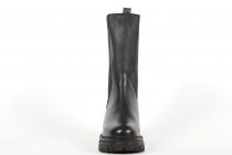 Bottines Femme Reqin\'s Devora Cuir Grainé Noir