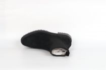 Bottines Femme Reqins Evelyn Velours Noir