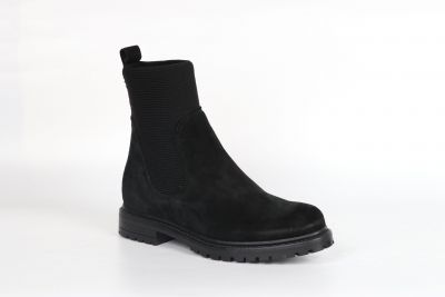 Bottines Femme Reqins Evelyn Velours Noir