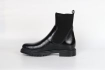 Bottines Femme Reqins Evelyn Vernis Noir