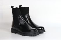 Bottines Femme Reqins Evelyn Vernis Noir